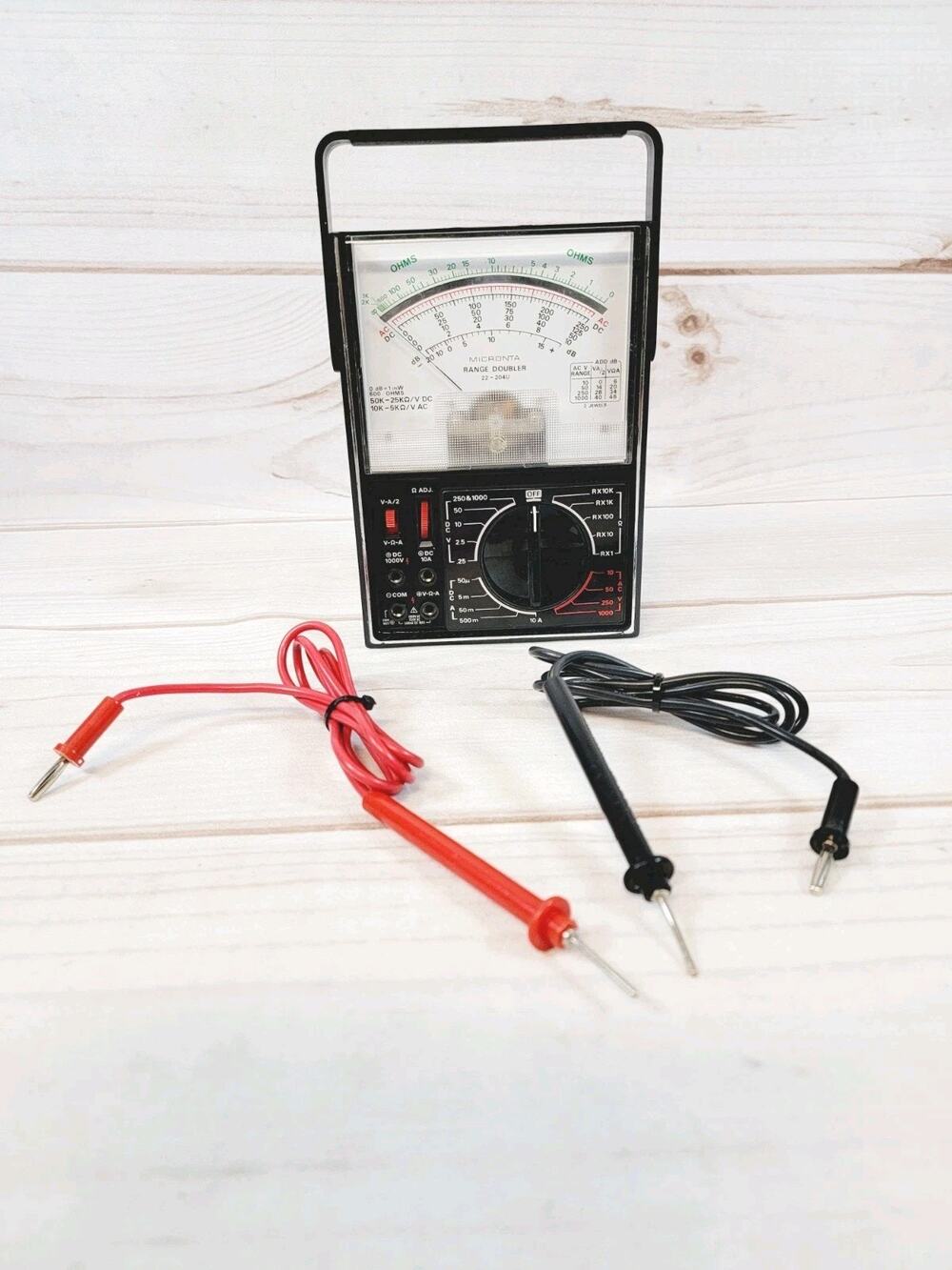 Multitester Multimeter Micronta No. 22-204U 43-Range V/A Range Doubler